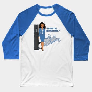 Cindy with Rocket Launcher Baseball T-Shirt